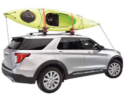 Malone - DownLoader™ Kayak Carrier with Tie-Downs - J-Style - Folding - Side Loading