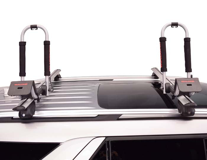 Malone - DownLoader™ Kayak Carrier with Tie-Downs - J-Style - Folding - Side Loading