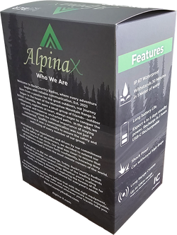 AlpinaX Retail Box back