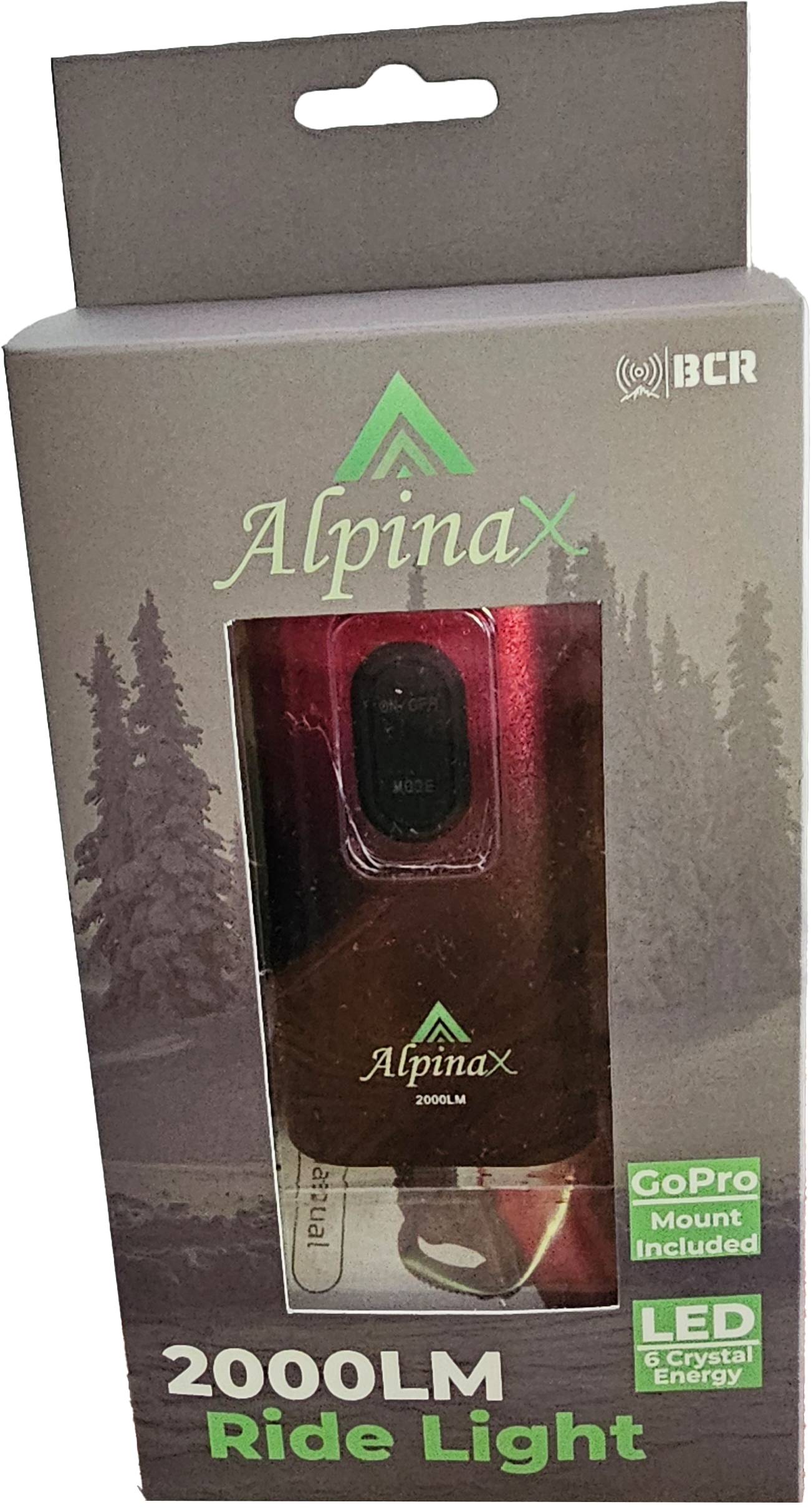 AlpinaX 2000LM Retail Box front