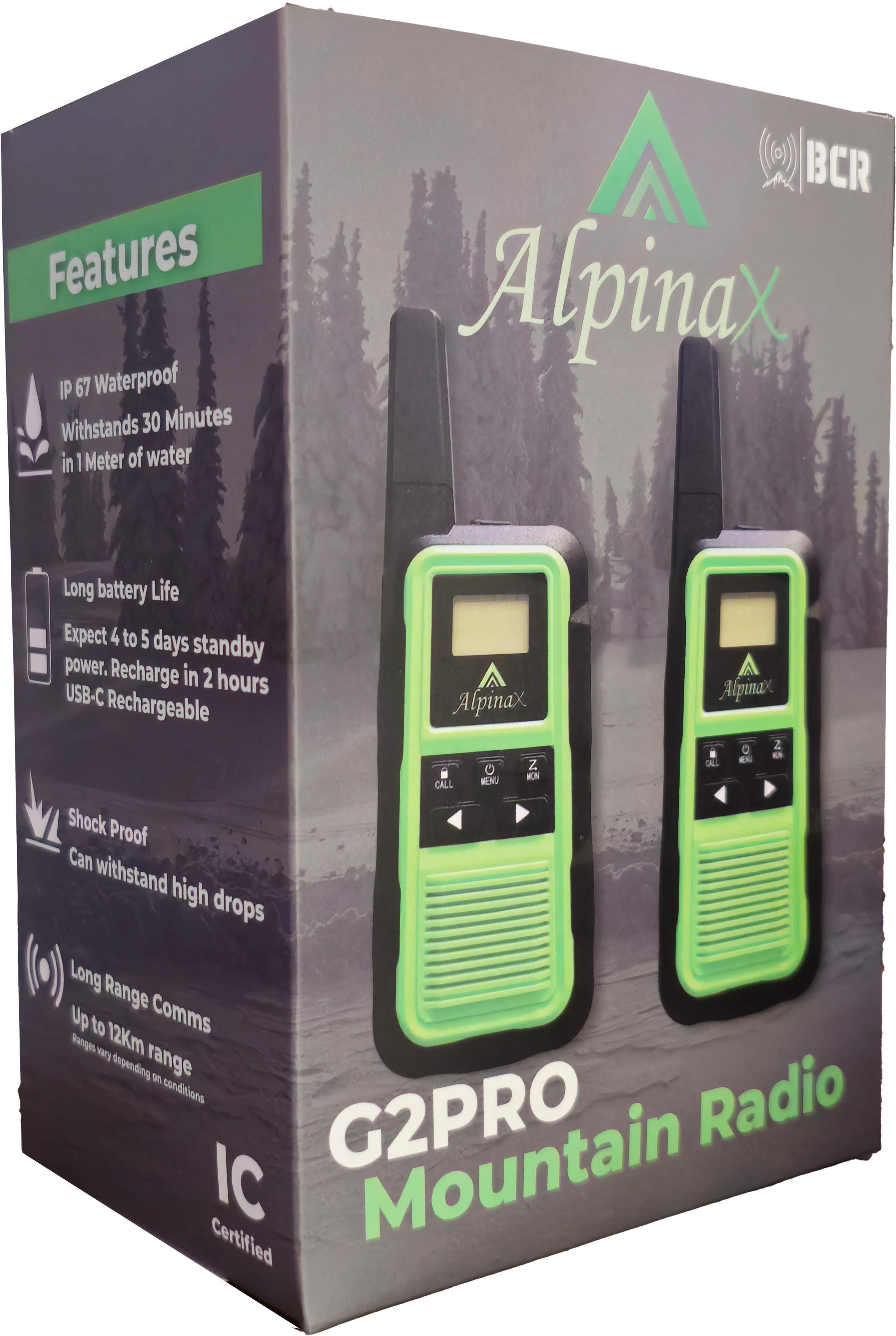 AlpinaX Radio Retail Box