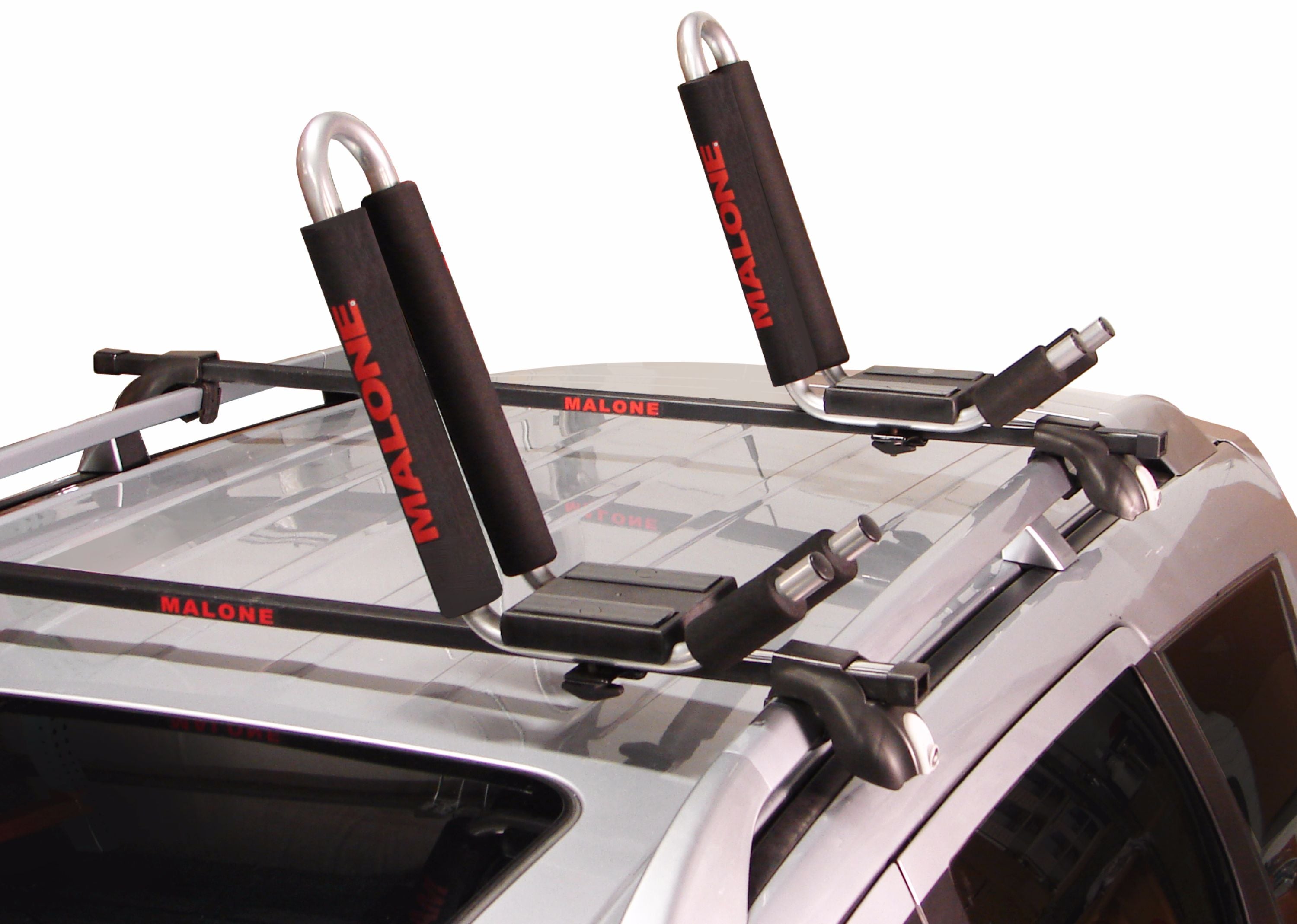 Malone - J-Pro 2™ Kayak Carrier with Tie-Downs - J-Style - Fixed Arms - Side Loading