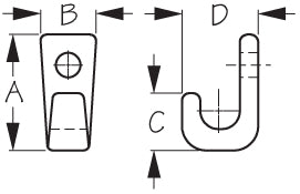 diagram plastic hook