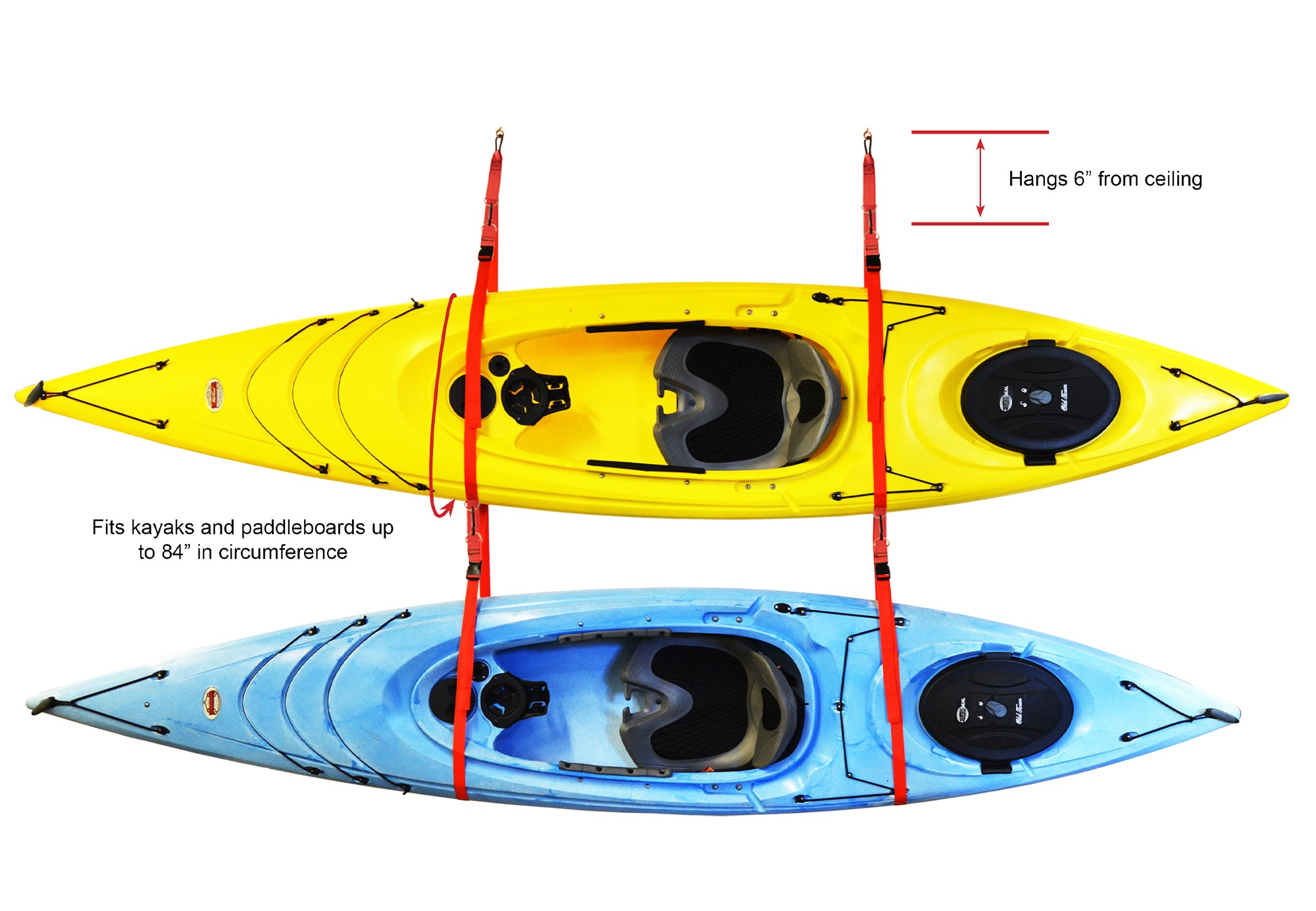 Malone - SlingTwo™ Double Kayak Storage System