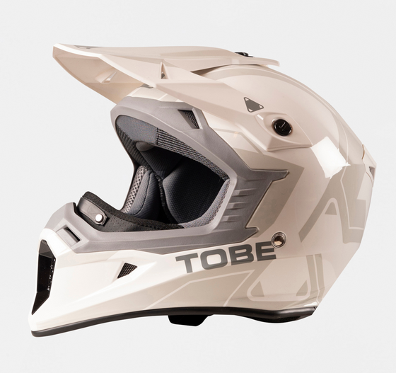 Tobe flowwhite mantle helmet left side