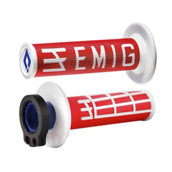 red and white grips