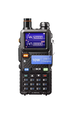 BCR - UV-5RM High Power Walkie Talkie 2 way Radio - Okanagan Snowbikes