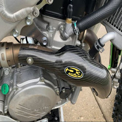 P3 - Carbon Heat Shield Kawasaki KX450 (F/X/SR) | 2019 - 2023 MAXCoverage - Okanagan Snowbikes